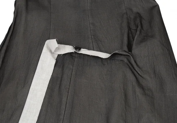 コムデギャルソンCOMME des GARCONS 切替貼り付けワンピース チャコールS K-90817_013