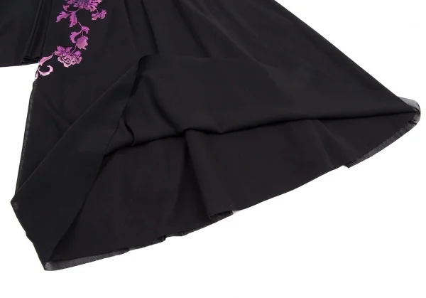 ヴィヴィアンタムVIVIENNETAM パワーネットフラワー刺繍ワンピース 黒0 K-90866_012