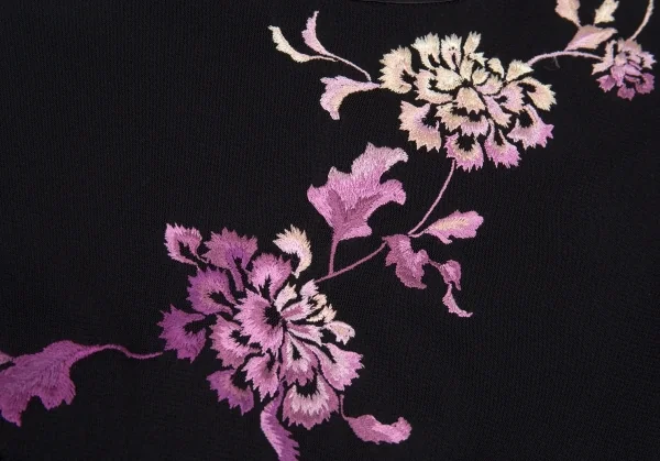 ヴィヴィアンタムVIVIENNETAM パワーネットフラワー刺繍ワンピース 黒0 K-90866_005