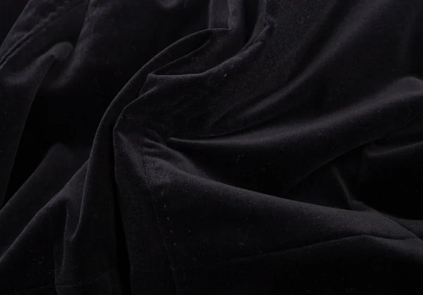 ポールスミス ブラックレーベルPaul Smith BLACK LABEL ベロアリボンポケット1Bジャケット 黒44L K-90913_018