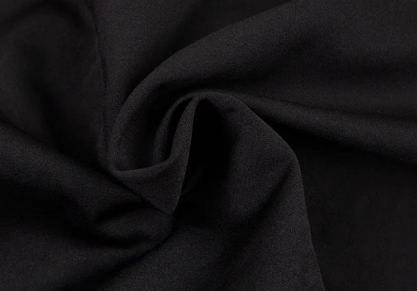 コムデギャルソンCOMME des GARCONS 製品染めエステルフリルマント 黒S K-90960_013