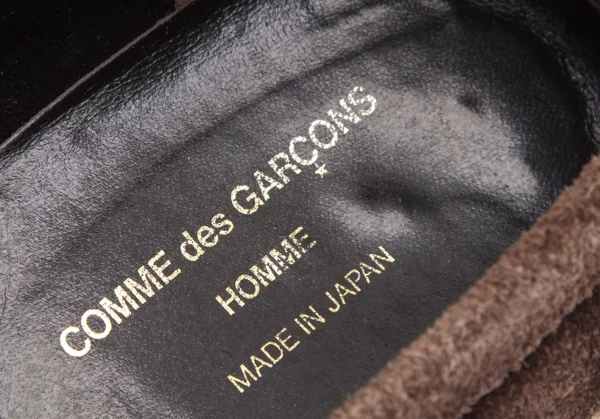 コムデギャルソン オムCOMME des GARCONS HOMME スウェードモカシンローファー 茶24 K-90982_014