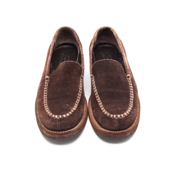 コムデギャルソン オムCOMME des GARCONS HOMME スウェードモカシンローファー 茶24 K-90982_002
