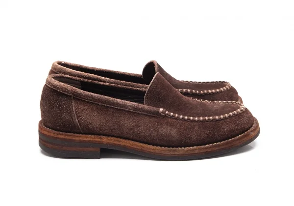 コムデギャルソン オムCOMME des GARCONS HOMME スウェードモカシンローファー 茶24 K-90982_006