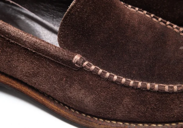 コムデギャルソン オムCOMME des GARCONS HOMME スウェードモカシンローファー 茶24 K-90982_007