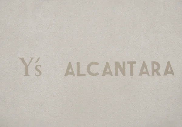 ワイズ×アルカンターラY's×ALCANTARA フェイクスウェードロゴプリントトートバッグ ライトグレー K-91018_010