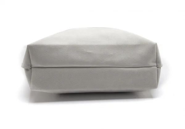 ワイズ×アルカンターラY's×ALCANTARA フェイクスウェードロゴプリントトートバッグ ライトグレー K-91018_005