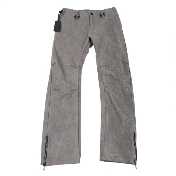 インカーネーションincarnation むら染めキャンバスDリングパンツ グレーS K-91020_001