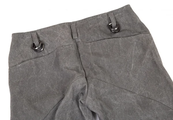 インカーネーションincarnation むら染めキャンバスDリングパンツ グレーS K-91020_013