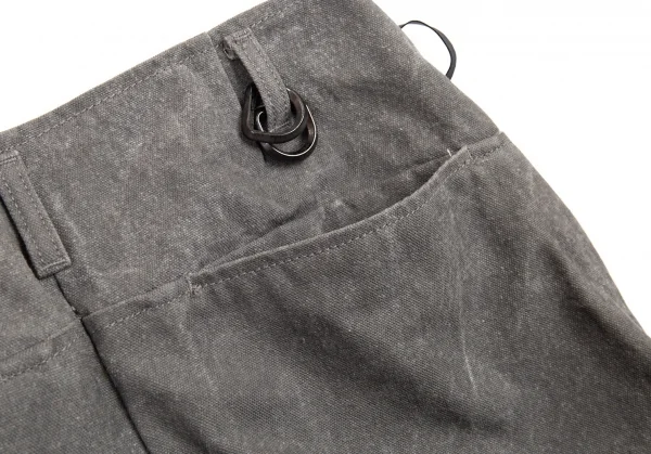 インカーネーションincarnation むら染めキャンバスDリングパンツ グレーS K-91020_014