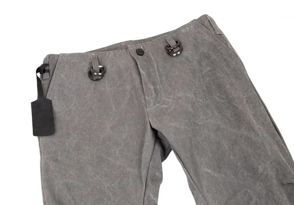 インカーネーションincarnation むら染めキャンバスDリングパンツ グレーS K-91020_002