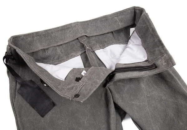 インカーネーションincarnation むら染めキャンバスDリングパンツ グレーS K-91020_008