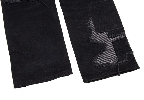アイ ジュンヤワタナベ マン コムデギャルソン eYe JUNYA WATANABE MAN COMME des GARCONS コットンカツラギパッチワークパンツ 黒XS K-91022_014