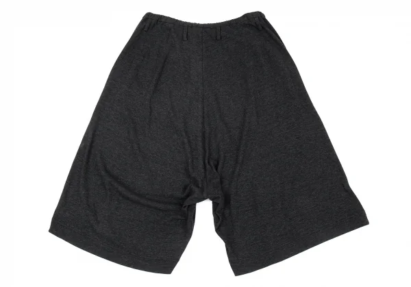 ワイズY's コットンアクリルニットサルエルパンツ チャコール2 K-91056_010