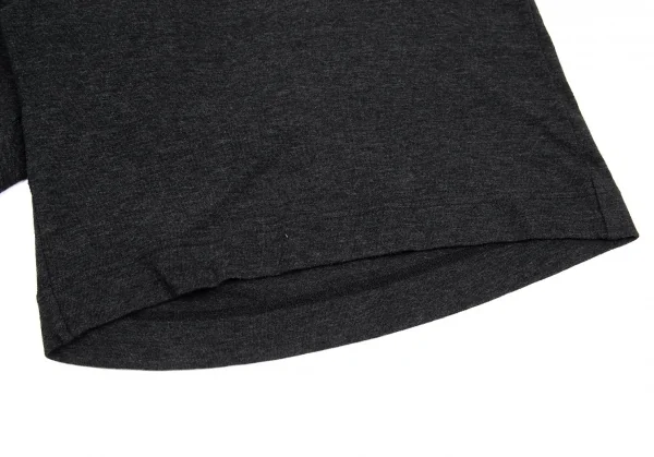 ワイズY's コットンアクリルニットサルエルパンツ チャコール2 K-91056_008