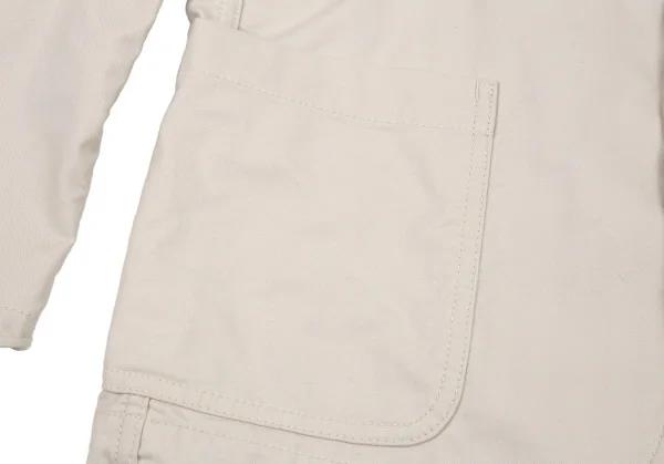 コムデギャルソン オムCOMME des GARCONS HOMME 裏ストライプコットンパッチポケットジャケット ベージュS K-91129_010