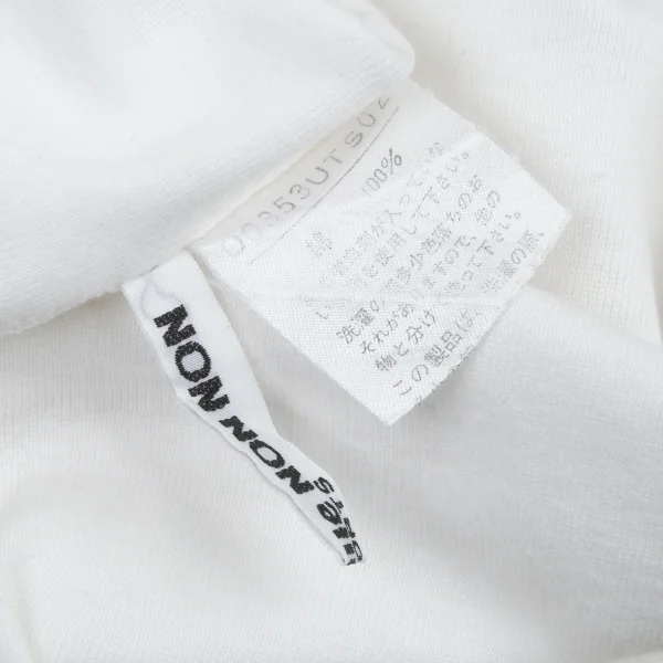 マドモアゼルノンノンMademoiselle NON NON シェルパッチTシャツ 白S位 K-91143_012