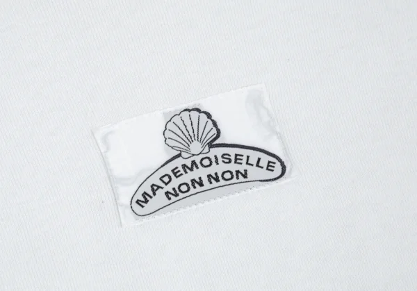 マドモアゼルノンノンMademoiselle NON NON シェルパッチTシャツ 白S位 K-91143_004