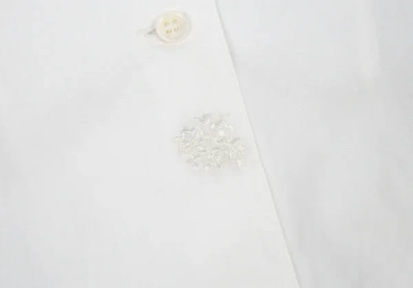 マドモアゼルノンノンMademoiselle NON NON 前立フラワー刺繍シャツ 白M位 K-91147_011