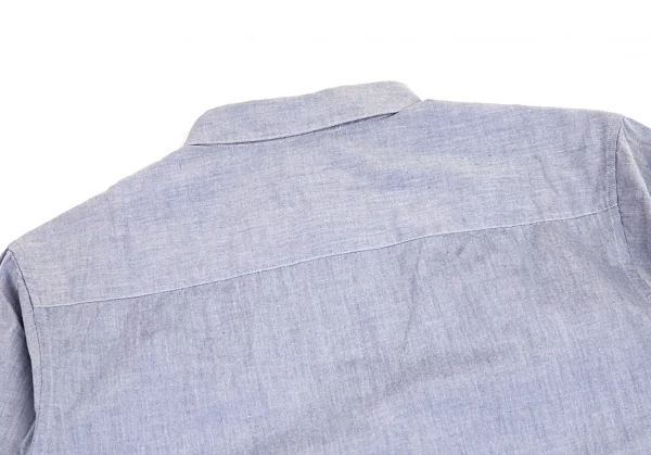 マドモアゼルノンノンMademoiselle NON NON ダンガリーシャツ 水色M位 K-91148_015