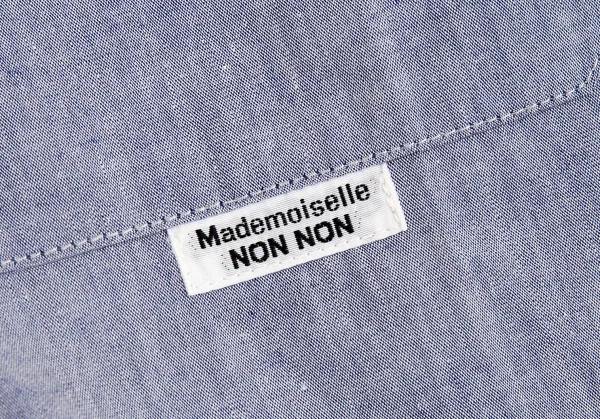 マドモアゼルノンノンMademoiselle NON NON ダンガリーシャツ 水色M位 K-91148_008