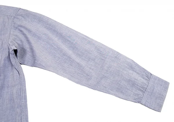 マドモアゼルノンノンMademoiselle NON NON ダンガリーシャツ 水色M位 K-91148_009