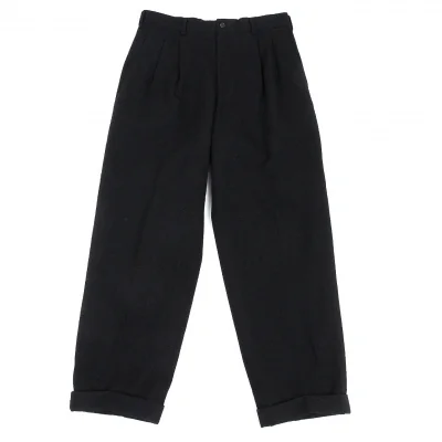 コムデギャルソン オムCOMME des GARCONS HOMME 粗織りウールトラウザーパンツ