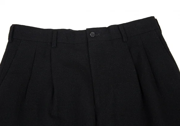 コムデギャルソン オムCOMME des GARCONS HOMME 粗織りウールセットアップスーツ 黒S/L K-91199_013