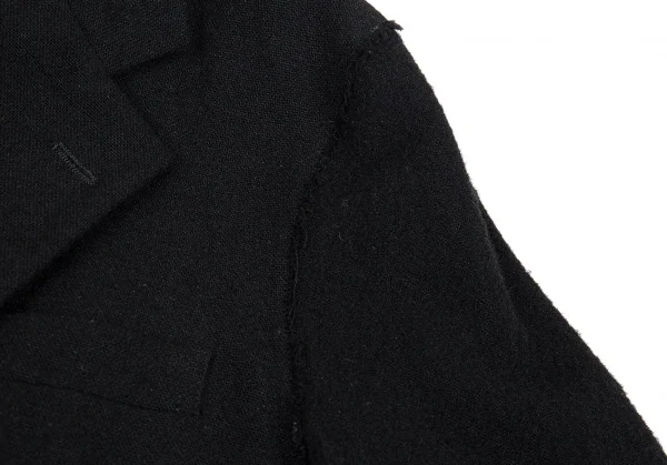 コムデギャルソン オムCOMME des GARCONS HOMME 粗織りウールセットアップスーツ 黒S/L K-91199_004