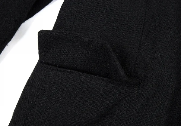 コムデギャルソン オムCOMME des GARCONS HOMME 粗織りウールセットアップスーツ 黒S/L K-91199_007