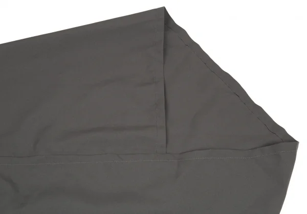 イッセイミヤケISSEY MIYAKE 132 5. 着物スリーブガウンシームレスアシンメトリーコート グレーL位 K-91283_006