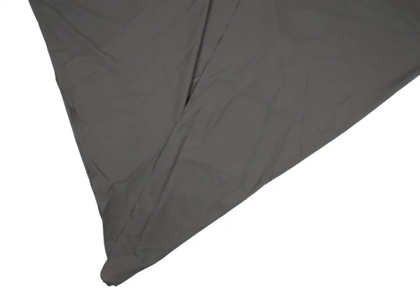 イッセイミヤケISSEY MIYAKE 132 5. 着物スリーブガウンシームレスアシンメトリーコート グレーL位 K-91283_007