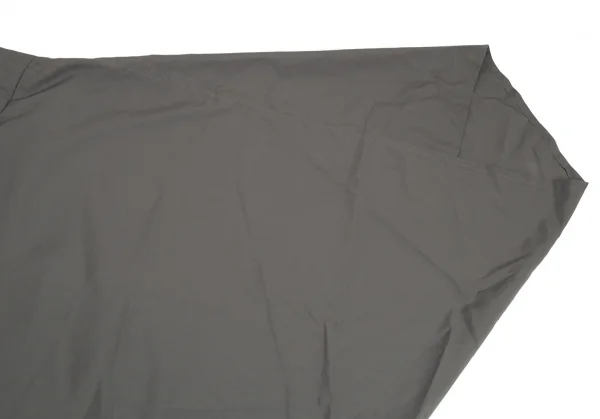 イッセイミヤケISSEY MIYAKE 132 5. 着物スリーブガウンシームレスアシンメトリーコート グレーL位 K-91283_012