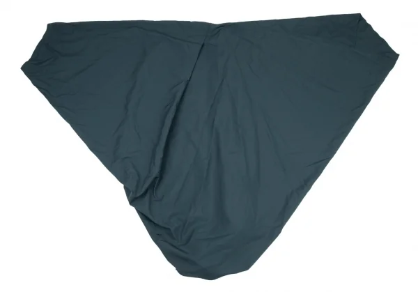 イッセイミヤケISSEY MIYAKE 132 5. 着物スリーブガウンシームレスアシンメトリーコート ブルーL位 K-91284_010