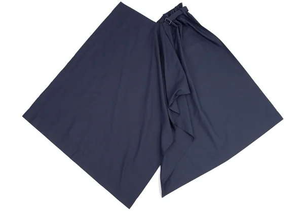 イッセイミヤケISSEY MIYAKE 132 5. ベルテッドワイドサルエルパンツ 青3 K-91286_002