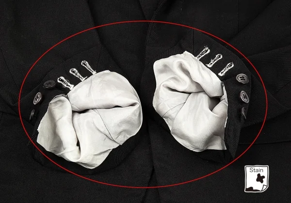 コムデギャルソン オムプリュスCOMME des GARCONS HOMME PLUS 製品染めストレッチナイロンナローラペルジャケット 黒S K-91291_005