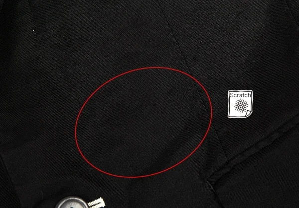 コムデギャルソン オムプリュスCOMME des GARCONS HOMME PLUS 製品染めストレッチナイロンナローラペルジャケット 黒S K-91291_007