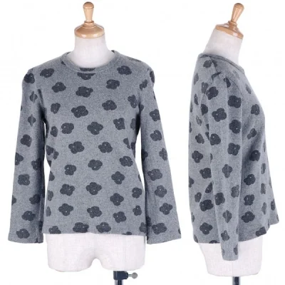 コムコム コムデギャルソン　コムデギャルソンCOMME des GARCONS　COMME des GARCONS 花柄ウールカットソー