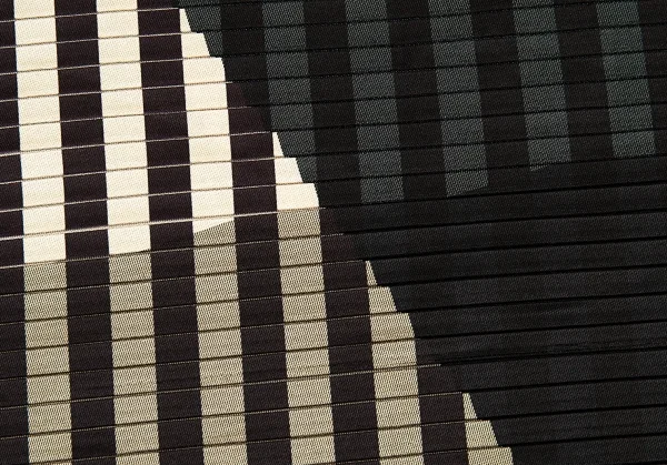 イッセイミヤケISSEY MIYAKE プリントワイドトップス ベージュ黒M位 K-91415_012