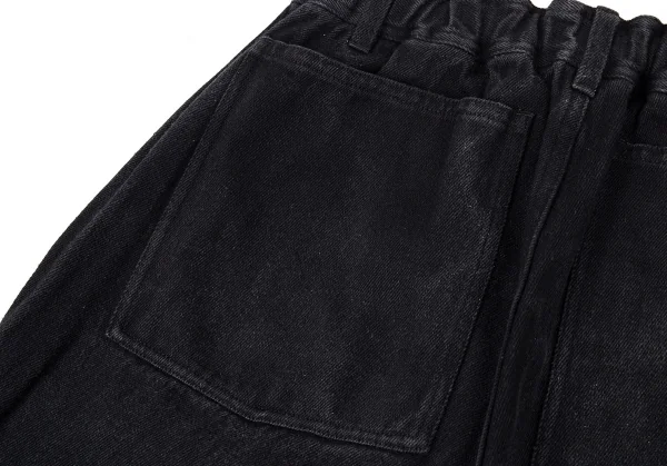 【極美品】22AW　コムデギャルソンシャツ　ポケットパンツ　黒ポリエステル コムデギャルソン シャツCOMME des GARCONS SHIRT ヘンプコットン
