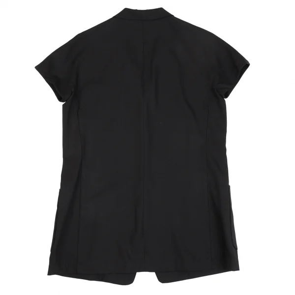 ワイズY's ウールポリフレンチスリーブジャケット 黒M位 K-91495_011