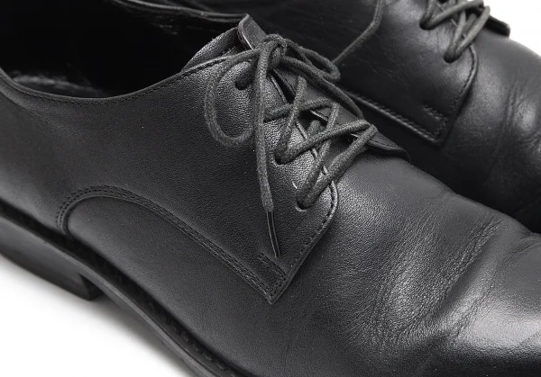 ワークショップWORKSHOP レザースクエアトゥシューズ 黒L(23位) K-91509_005