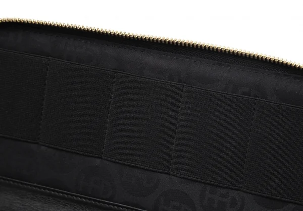新品!ハニー ファッキング ディジョンHoney Fucking Dijon エンボスロゴラウンドジップウォレット 長財布 黒 K-91532_009