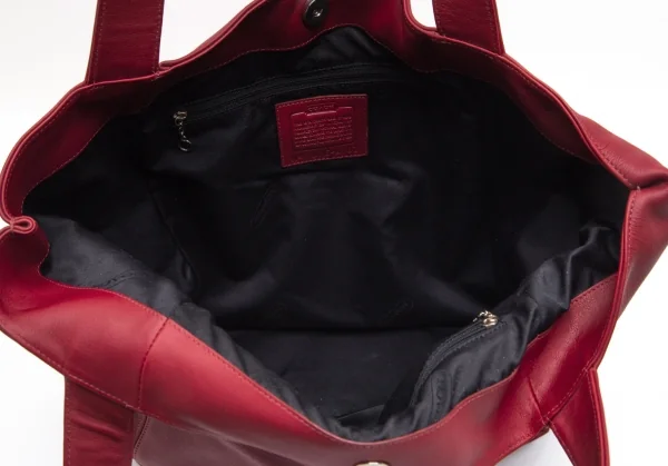 コーチCOACH レザートートバッグ 赤 K-91560_014
