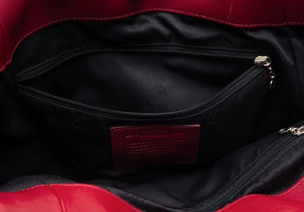 コーチCOACH レザートートバッグ 赤 K-91560_016