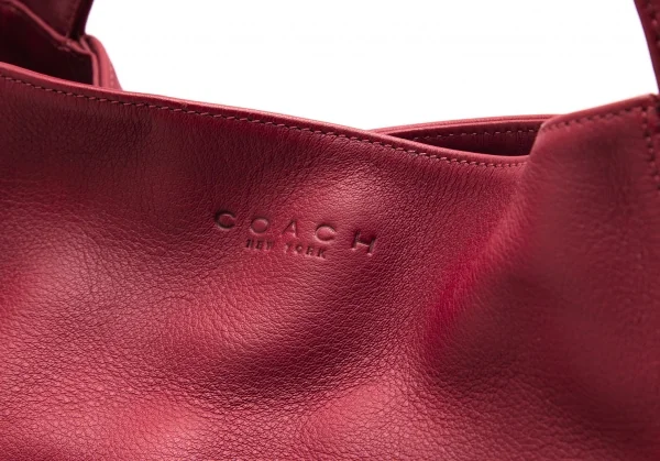 コーチCOACH レザートートバッグ 赤 K-91560_003
