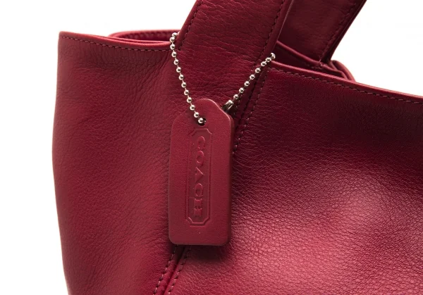 コーチCOACH レザートートバッグ 赤 K-91560_005