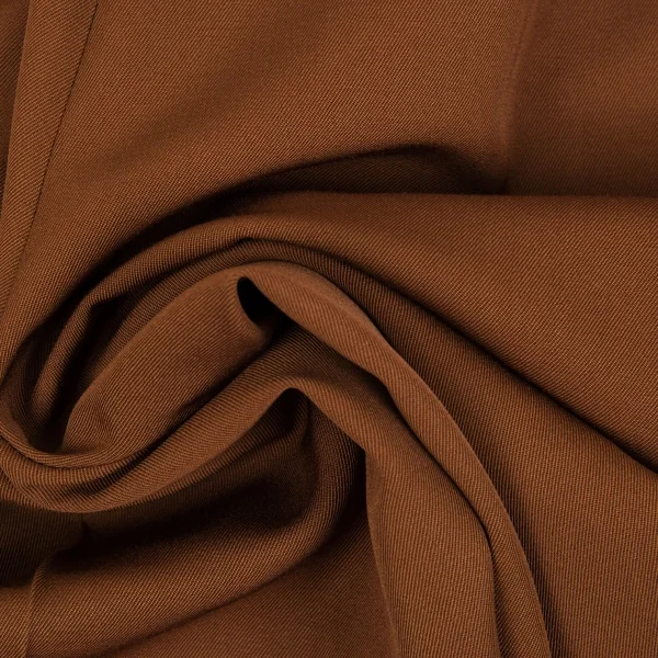 ヨウジヤマモト ファムYohji Yamamoto FEMME ウールギャバラウンドカットツータックパンツ ブラウンSS K-91603_012