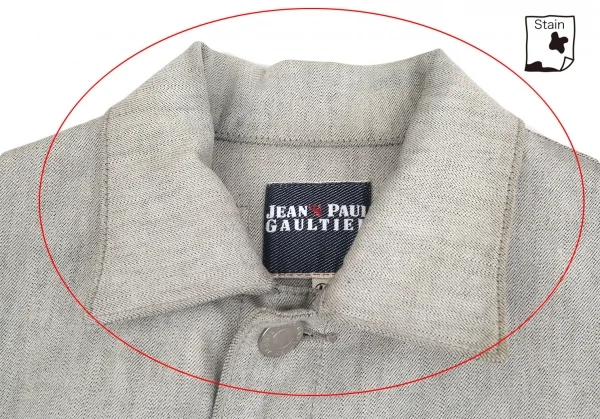 ジーンズポールゴルチエJean's Paul GAULTIER デニムトラッカージャケット グレー48 K-91632_003