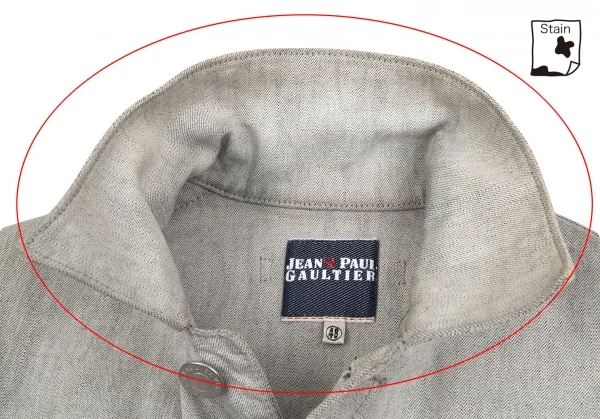 ジーンズポールゴルチエJean's Paul GAULTIER デニムトラッカージャケット グレー48 K-91632_004